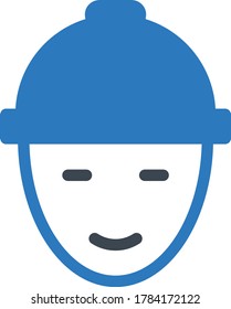 engineer vector glyph color icon 