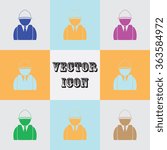 Engineer vector icon