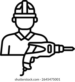 Engineer vector icon. Can be used for printing, mobile and web applications.