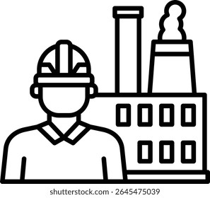 Engineer vector icon. Can be used for printing, mobile and web applications.