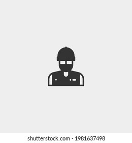 Engineer vector icon illustration sign