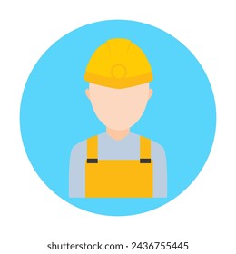 Engineer Worker Icon Vector Illustration