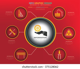 
Engineer,Industry Infographics Design,clean vector
