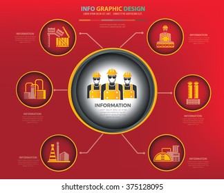 
Engineer,Industry Infographics Design,clean vector