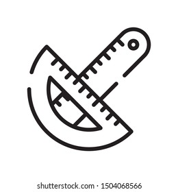 Engineering Architect Measurment Tools and Equirpement for Educational and Learing Vector Icon