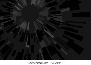 Engineering background with gears. Black presentation, template, banner, card, flyer. Gray abstract futuristic background. Vector illustration