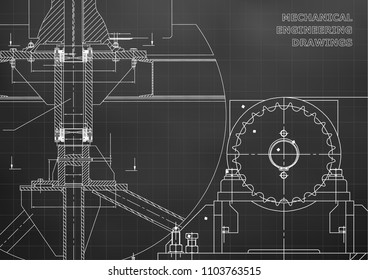 Engineering Backgrounds Mechanical Engineering Drawings Blueprints ...