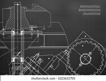 Engineering Backgrounds Mechanical Engineering Drawings Cover Stock ...