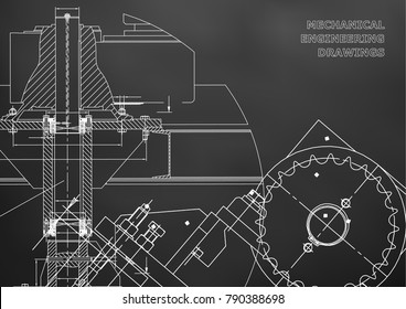 Engineering Backgrounds Mechanical Engineering Drawings Cover Stock ...