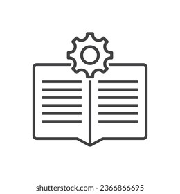 Engineering Book Icon Sign Symbol