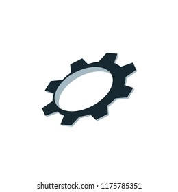 engineering company logo template gear icon 