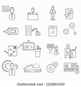 Engineering concept icon vector eps10