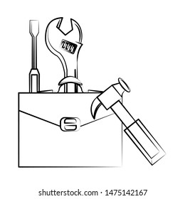 engineering construction factory industry, heavy work and business tools equipment isolated cartoon vector illustration graphic design