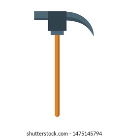 engineering construction factory industry, heavy work equipment tool hammer isolated cartoon vector illustration graphic design