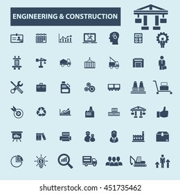 engineering construction icons