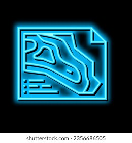 engineering and design quarry mining neon light sign vector. engineering and design quarry mining illustration