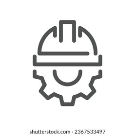 Diseño de diseño de diseño relacionado con el contorno de iconos y vector lineal.
