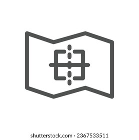 Engineering design related icon outline and linear vector.