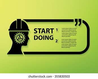 Engineering Design and text box,vector