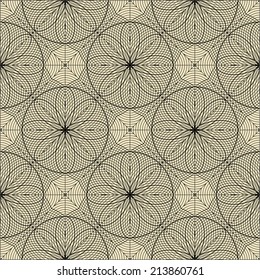 Engineering draft seamless pattern. Geometric vector wallpaper or website background.