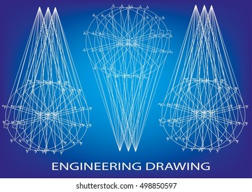 Engineering drawing, background, lines, technology, education, science, university