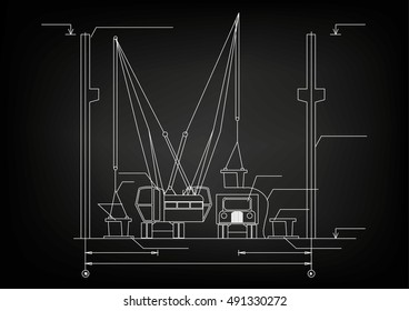 ENGINEERING DRAWING  FEATURES, - STOCK PICTURE