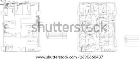 Engineering Drawing of Plumbing and Fire Protection System in Clinic | Water Supply and Drainage Pipe Layout with Sprinkler Head Position | MEP Technical Plan for Interior Design