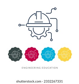 Engineering Education Courses - Stock Icon as EPS 10 File