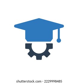 Engineering Education Icon Sign Symbol 