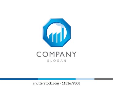 Engineering factory and industry logo, gear logo design