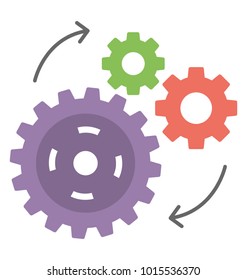 
Engineering flat vector design icon 

