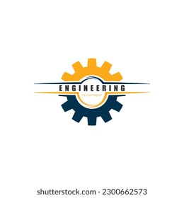 Engineering Gear Logo Design Symbol.