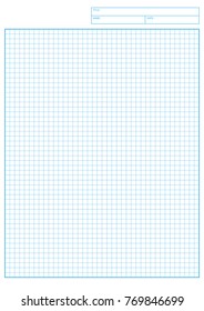 engineering graph paper Printable Graph Paper vector illustration
