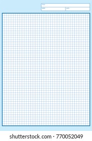 engineering graph paper Printable Graph Paper vector illustration
