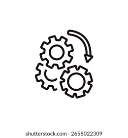 engineering icon collection .design style with background