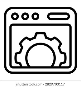 It Engineering Icon Element For Design