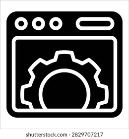 It Engineering Icon Element For Design