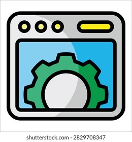 It Engineering Icon Element For Design