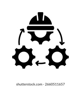 Engineering Icon Glyph Vector Illustration