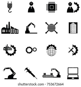 engineering icon set