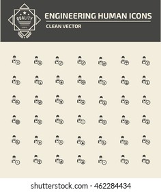 
Engineering icon set,vector