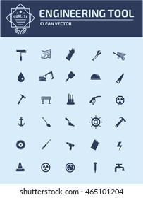 Engineering icon set,vector