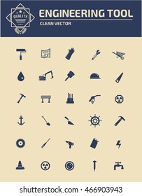 
Engineering icon set,vector