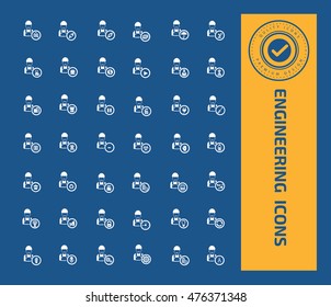 
Engineering icon set,vector