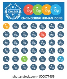 
Engineering icon set,vector