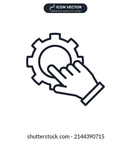 engineering icon symbol template for graphic and web design collection logo vector illustration