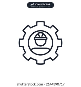 engineering icon symbol template for graphic and web design collection logo vector illustration