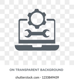 Engineering icon. Trendy flat vector Engineering icon on transparent background from Programming collection. 