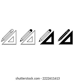 Engineering icon vector set. construction illustration sign collection. designing symbol or logo.