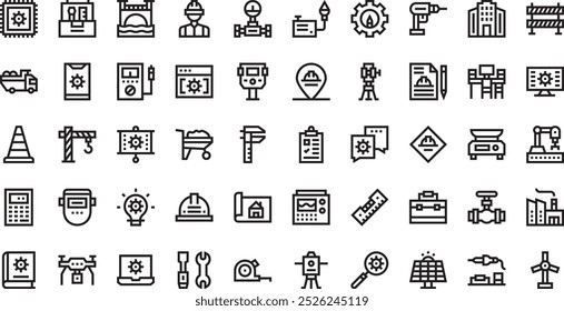 Engineering icons High-Quality Vector Icons Collection with Editable Stroke. Ideal for Professional and Creative Projects.